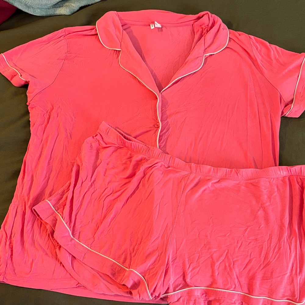 Nordstrom Vibrant Pink Pajama Set